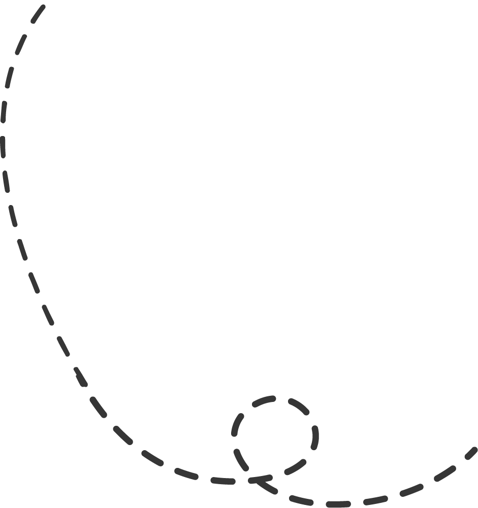 A paper aeroplane trail.